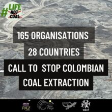 „NIE” – dla kopalni węgla w Kolumbii